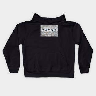 Grey 3 Kids Hoodie